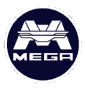 Марки автомобилей. Логотип  французской автомобильной марки  Mega
