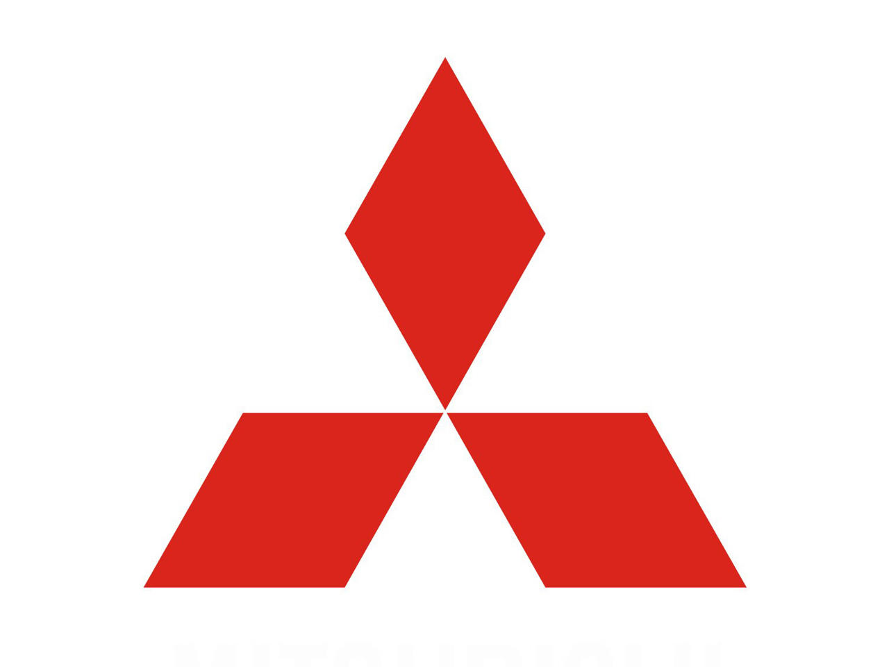 Логотип японского автомобиля  Митсубиси.